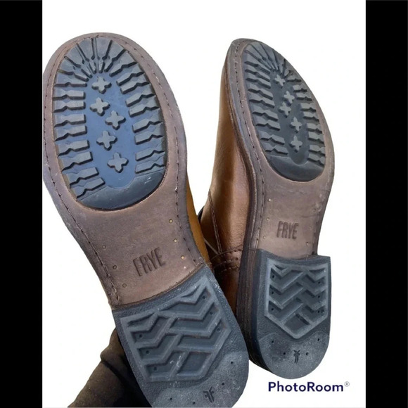 Frye Tyler Engineer Boot in Cognac - Picture 9 of 11